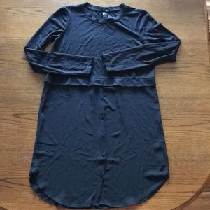 Forever 21 Black Long Sleeve Dress